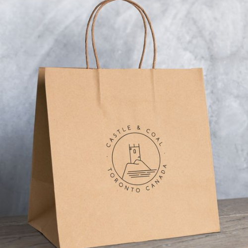 Bolsas Kraft con manija – Pura impresion - Main Image